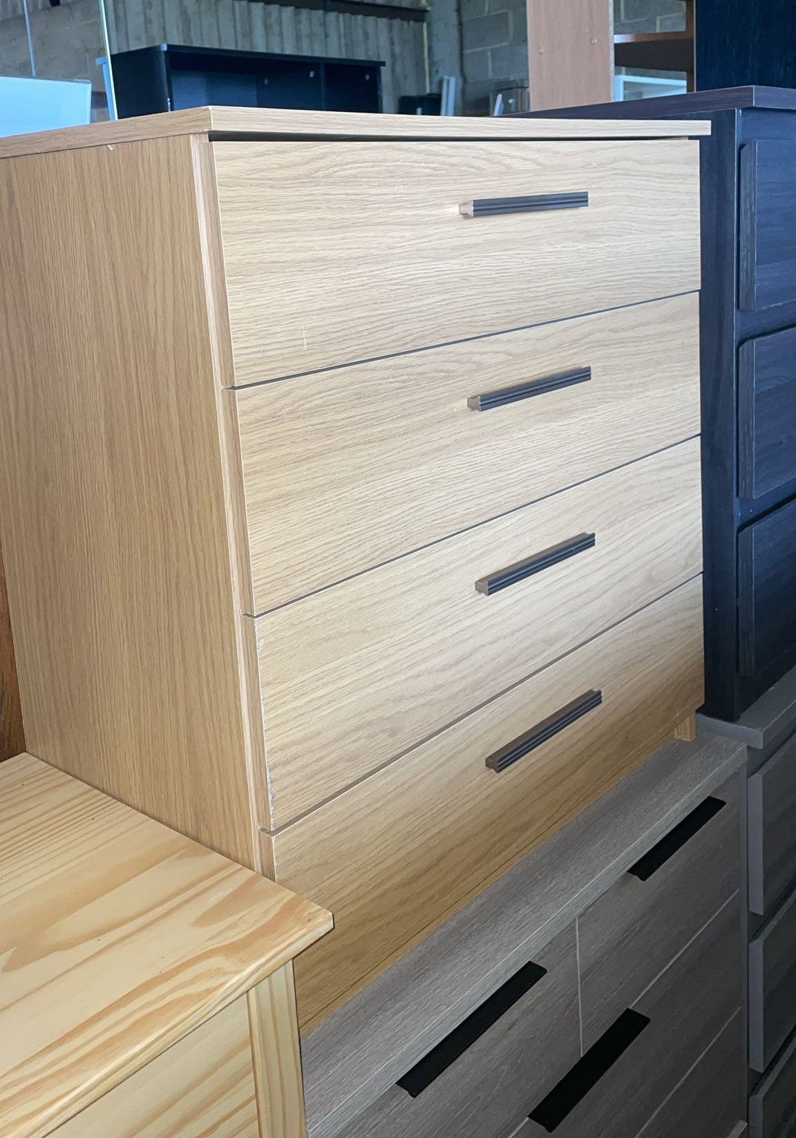 Assembled Capella 4 Drawer - Oak Effect